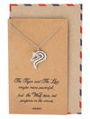 Adria Wolf Necklace, Inspirational Wolf Jewelry
