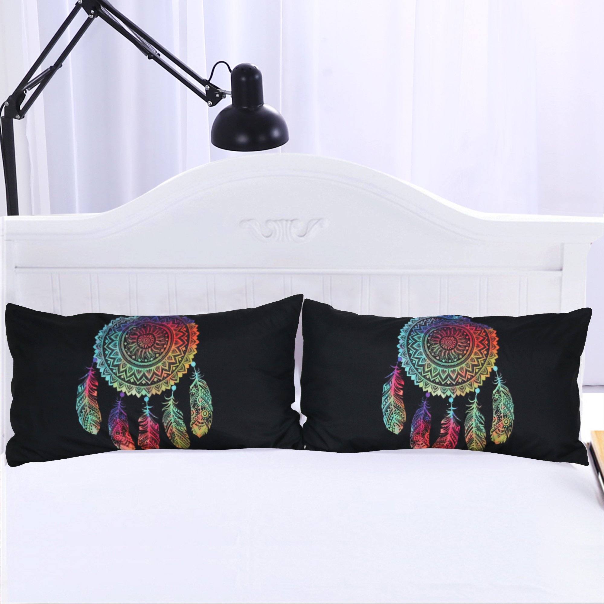 Rainbow Dreamcatcher Pillowcases- Set of 2