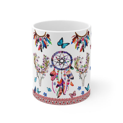 Floral Dreamcatcher Mug 11oz