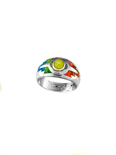 Rainbow Pride Signet Ring