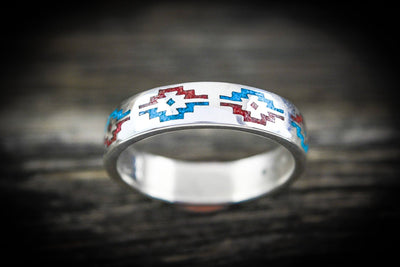 Native American Zia™ Ring 925 Sterling Silver