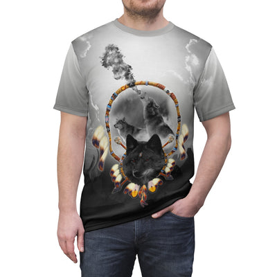 Alpha Wolf All Over Print T-shirt