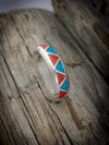 Rounded Band Triangles Ring 925 Sterling Silver