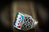 6 Stones Tribal Ring in 925 Sterling Silver