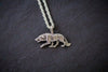 Hunter Wolf Pendant & Chain