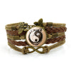 Ying Yang Wolf Bracelet